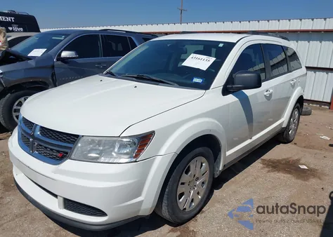 2018 Dodge Journey Se из США, поврежденный, VIN 3C4PDCAB3JT385689